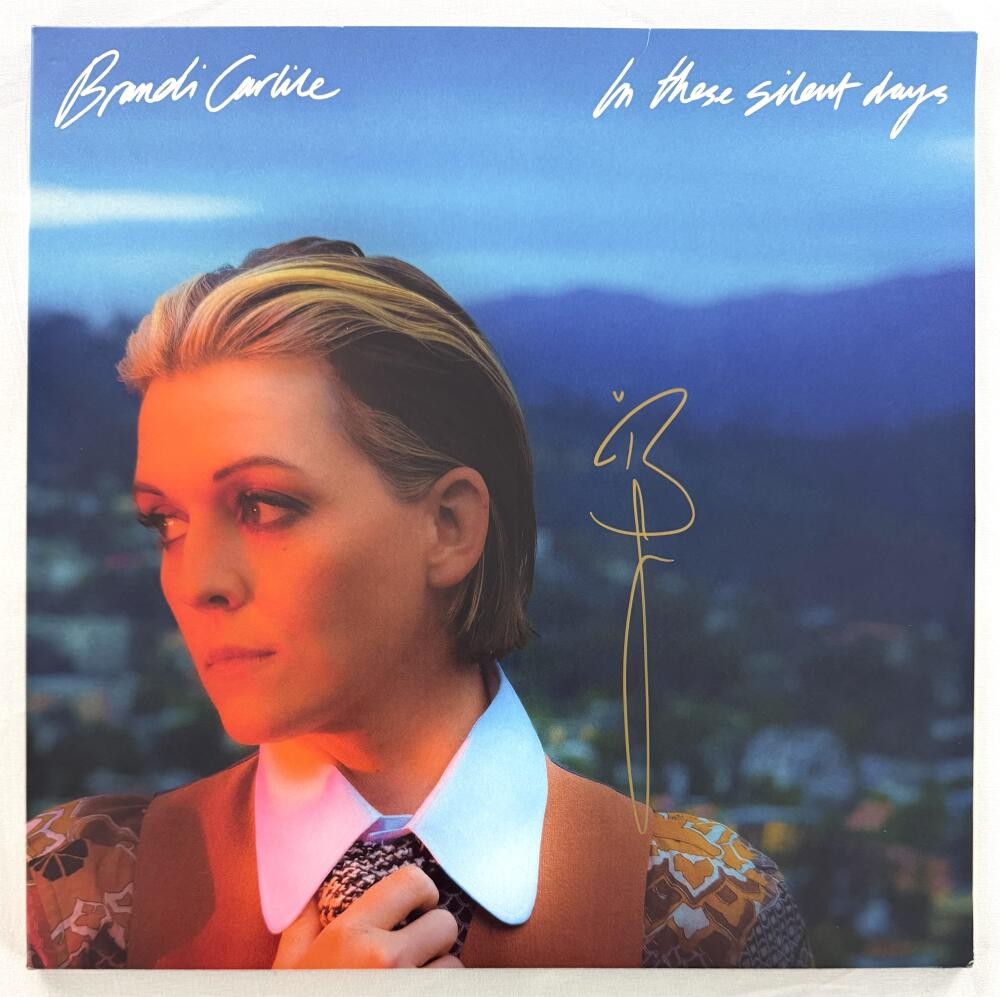Brandi Carlile Signed Autograph Album Record LP - In These Silent Days JSA COA