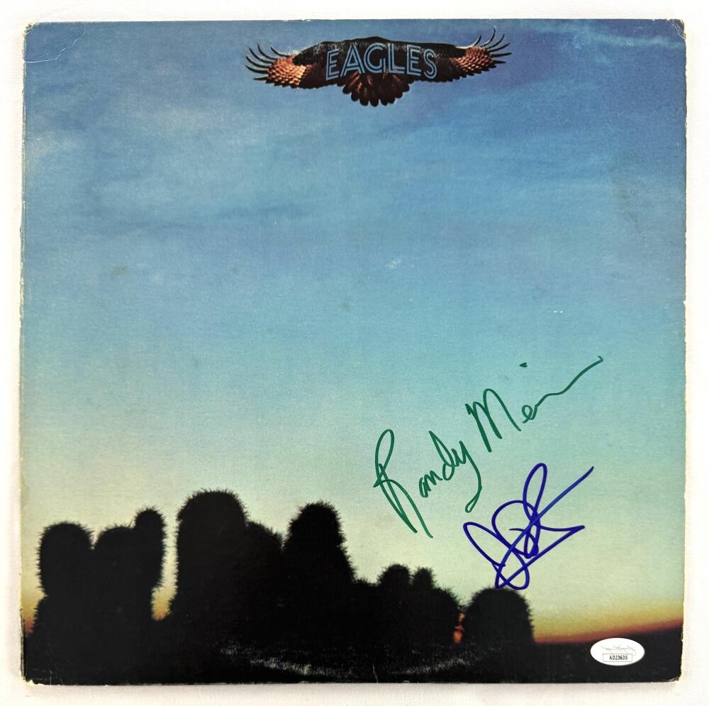 Randy Meisner & JD Souther Signed Autograph Eagles Album Vinyl Record w/ JSA COA