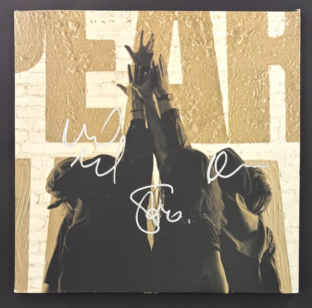 Dave Krusen Mike McCready Stone Signed Autograph Pearl Jam Ten Album w/ JSA COA