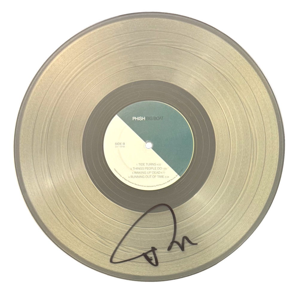 Trey Anastasio Phish Signed Autograph Album Vinyl Record Disc - Big Boat JSA COA
