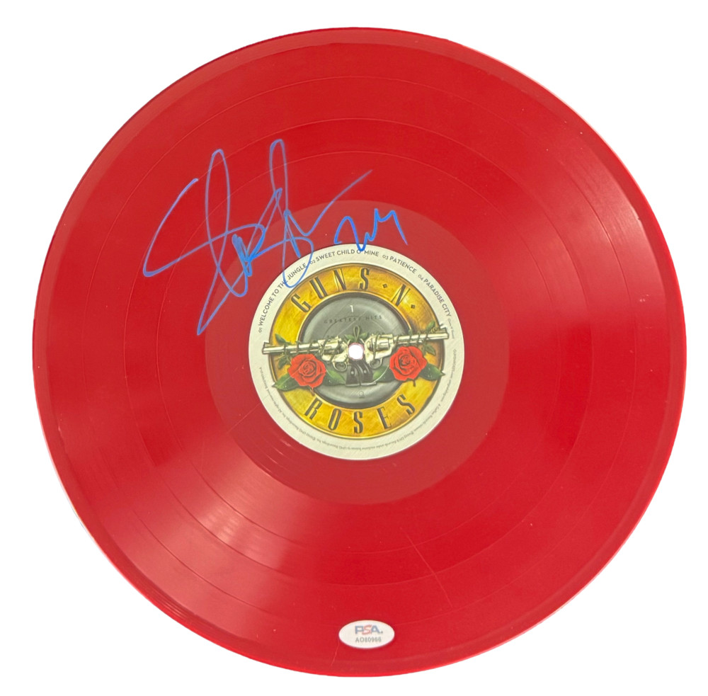 Slash Signed Autograph Vinyl Record Disc Guns N Roses Appetite for Destruction