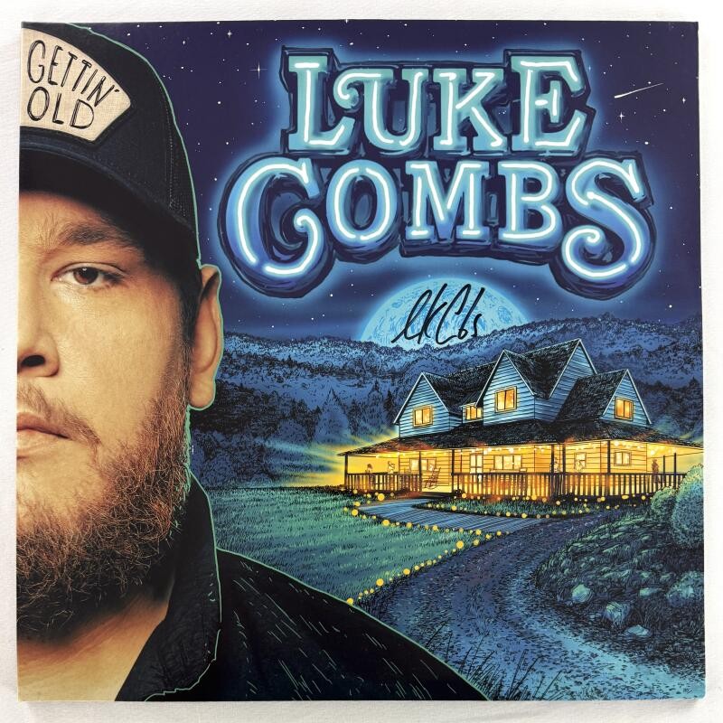 Luke Combs Signed Autograph Album Vinyl Record LP - Gettin' Old w/ Beckett COA