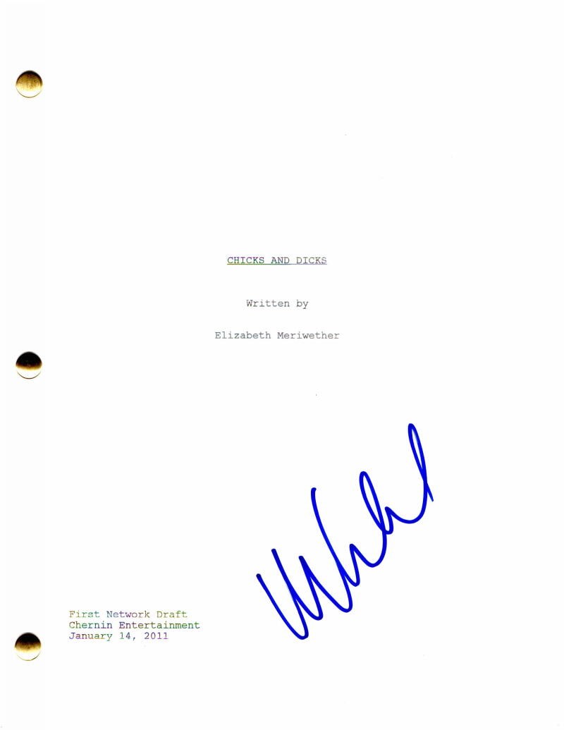 MAX GREENFIELD SIGNED AUTOGRAPH - NEW GIRL PILOT SCRIPT -SCHMIDT ZOOEY DESCHANEL