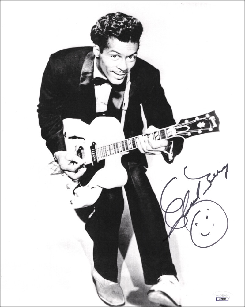 Chuck Berry Signed Autograph 11x14 Photo - Johnny B Goode Maybellene Singer JSA