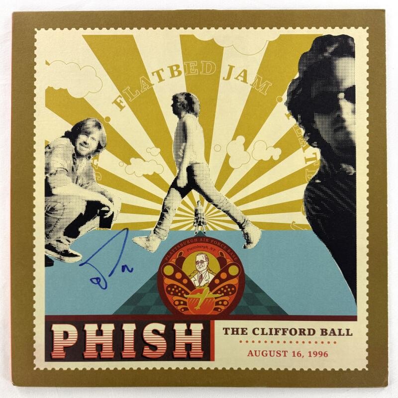 Trey Anastasio Phish Signed Autograph The Clifford Ball Album Record Beckett COA