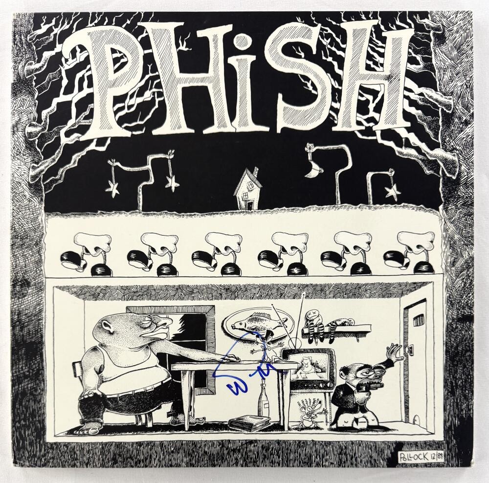 Trey Anastasio Phish Signed Autograph Junta Album Vinyl Record LP w/ Beckett COA