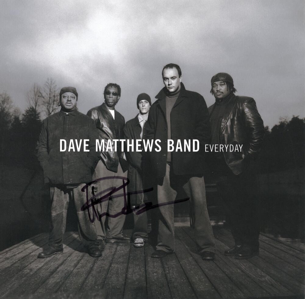Dave Matthews Signed Autograph 12x12 DMB Everyday Album LP Insert w/ Beckett COA