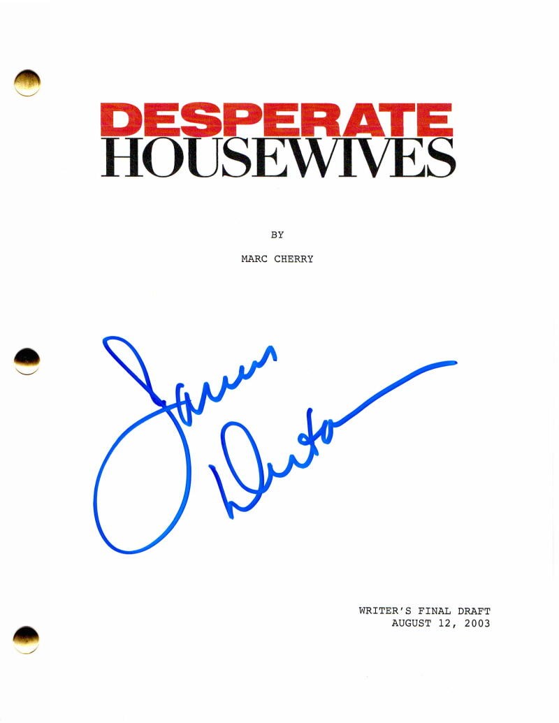 JAMES DENTON SIGNED AUTOGRAPH - DESPERATE HOUSEWIVES PILOT SCRIPT - EVA LONGORIA