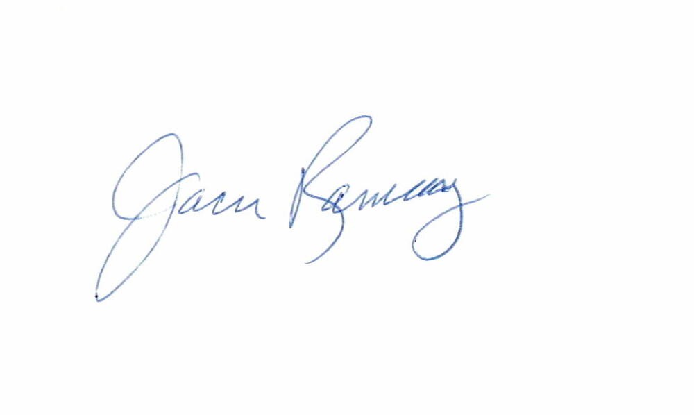 JACK RAMSAY SIGNED AUTOGRAPH - INDEX CARD - HALL OF FAME, PORTLAND TRAIL BLAZERS