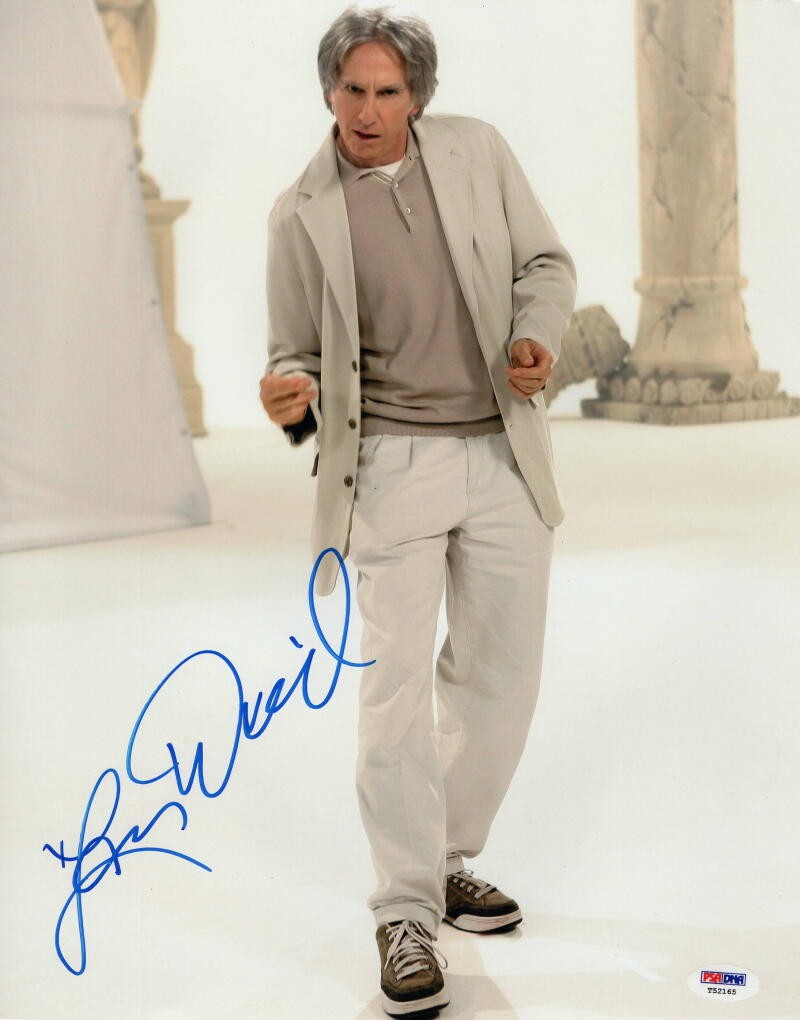 LARRY DAVID SIGNED AUTOGRAPH 11X14 PHOTO B - SEINFELD, CURB YOUR ENTHUSIASM, PSA