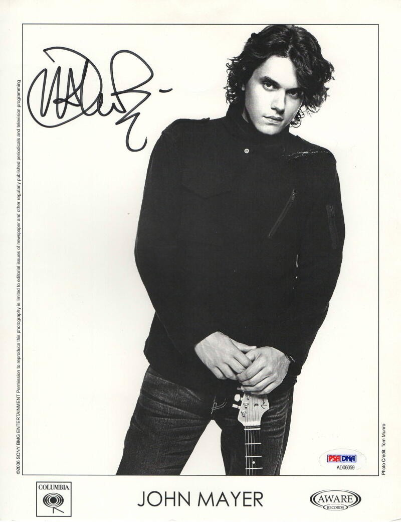 JOHN MAYER SIGNED AUTOGRAPH 8x10 PHOTO - GRATEFUL DEAD & COMPANY STUD, RARE PSA