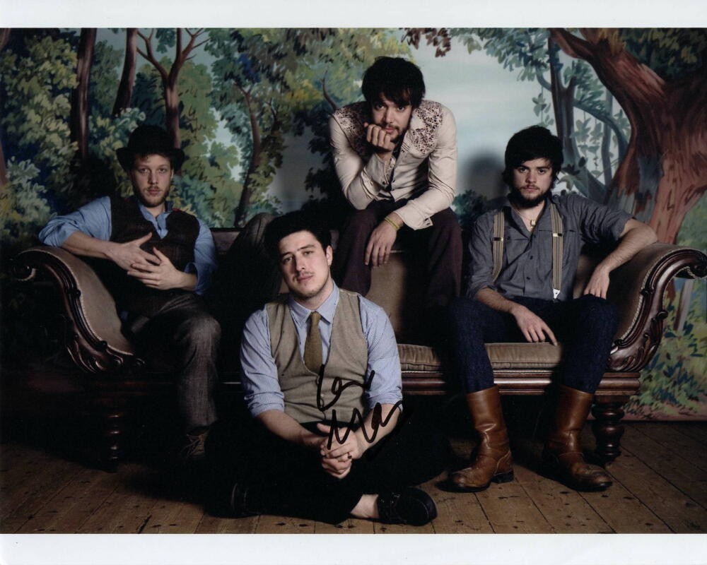 MARCUS MUMFORD SIGNED AUTOGRAPH 8x10 PHOTO - & SONS, WILDER MIND, BABEL, DELTA