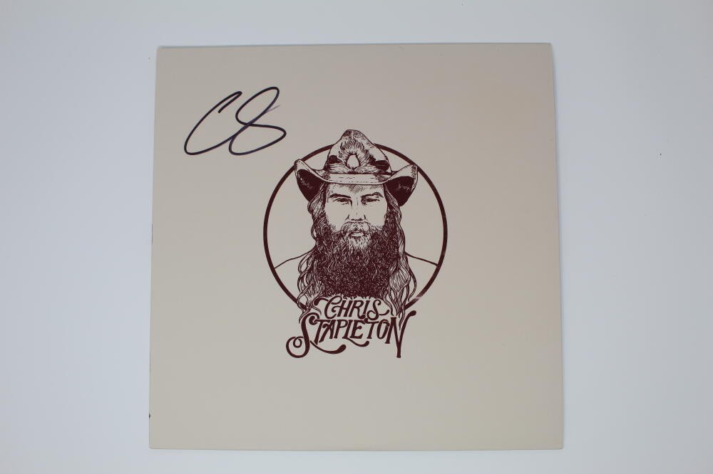 CHRIS STAPLETON SIGNED AUTOGRAPH ALBUM VINYL RECORD B- FROM A ROOM VOLUME 1 JSA