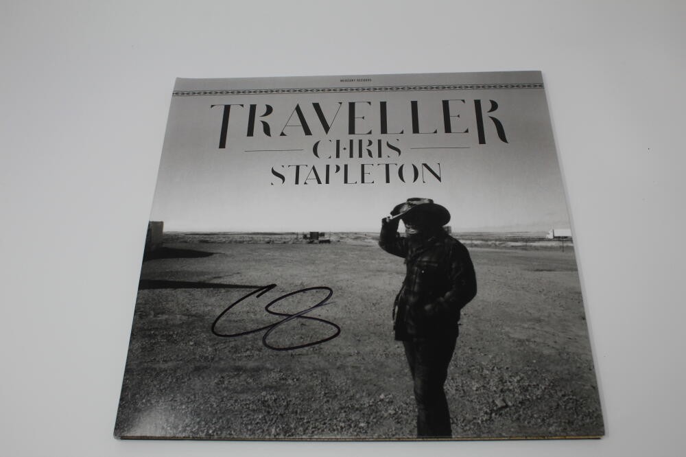 CHRIS STAPLETON SIGNED AUTOGRAPH ALBUM VINYL RECORD B - COUNTRY, TRAVELLER JSA