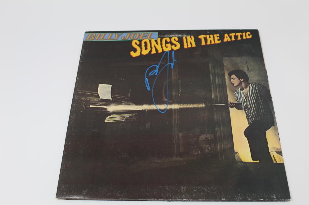 BILLY JOEL SIGNED AUTOGRAPH ALBUM VINYL RECORD - LEGEND, SONGS IN THE ATTIC JSA