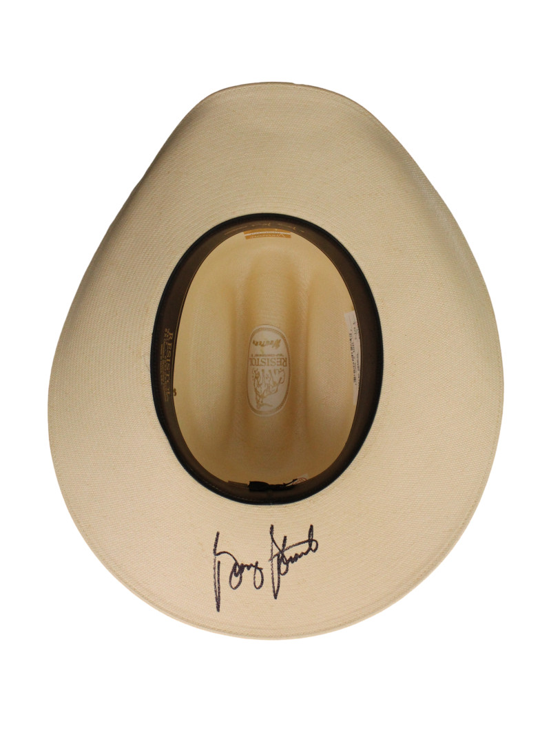 GEORGE STRAIT SIGNED AUTOGRAPH SIGNATURE COLLECTION HAT - KING OF COUNTRY w/ JSA