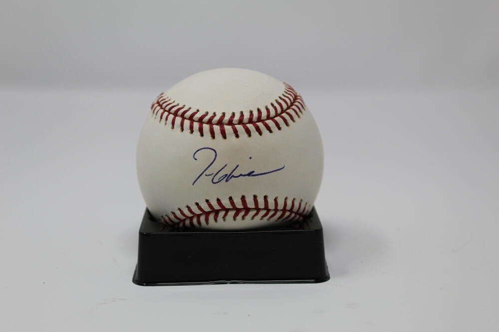 TOM GLAVINE SIGNED AUTOGRAPH OFFICIAL MAJOR LEAGUE BASEBALL - BRAVES, HOF PSA
