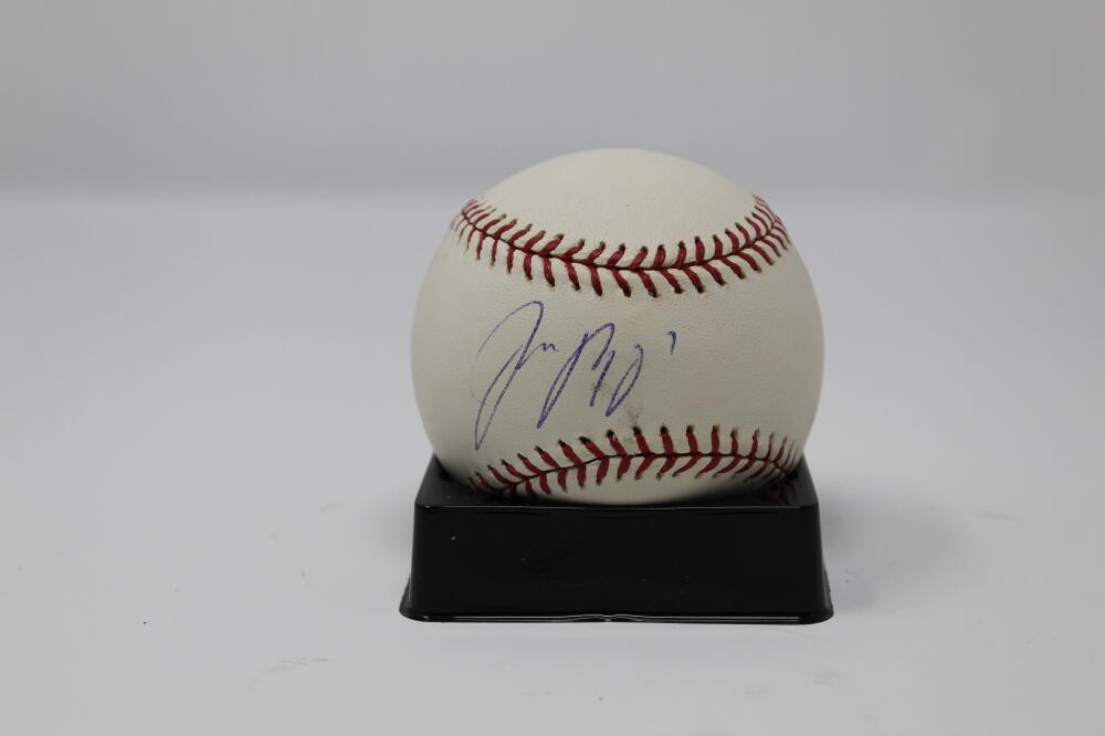 JOSE REYES SIGNED AUTOGRAPH OFFICIAL MAJOR LEAGUE BASEBALL - NY METS STAR PSA