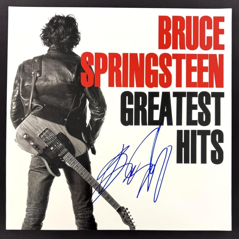 Bruce Springsteen Signed Autograph Album Vinyl Record Greatest Hits Beckett COA