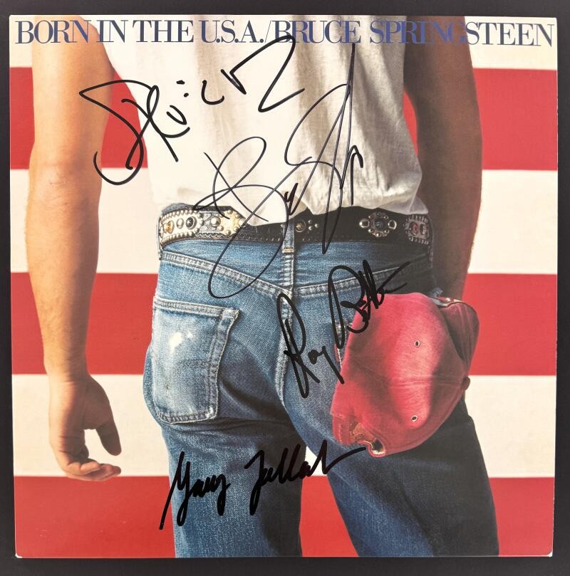 Bruce Springsteen E Street Band Signed Autograph Album Vinyl Record  Beckett COA