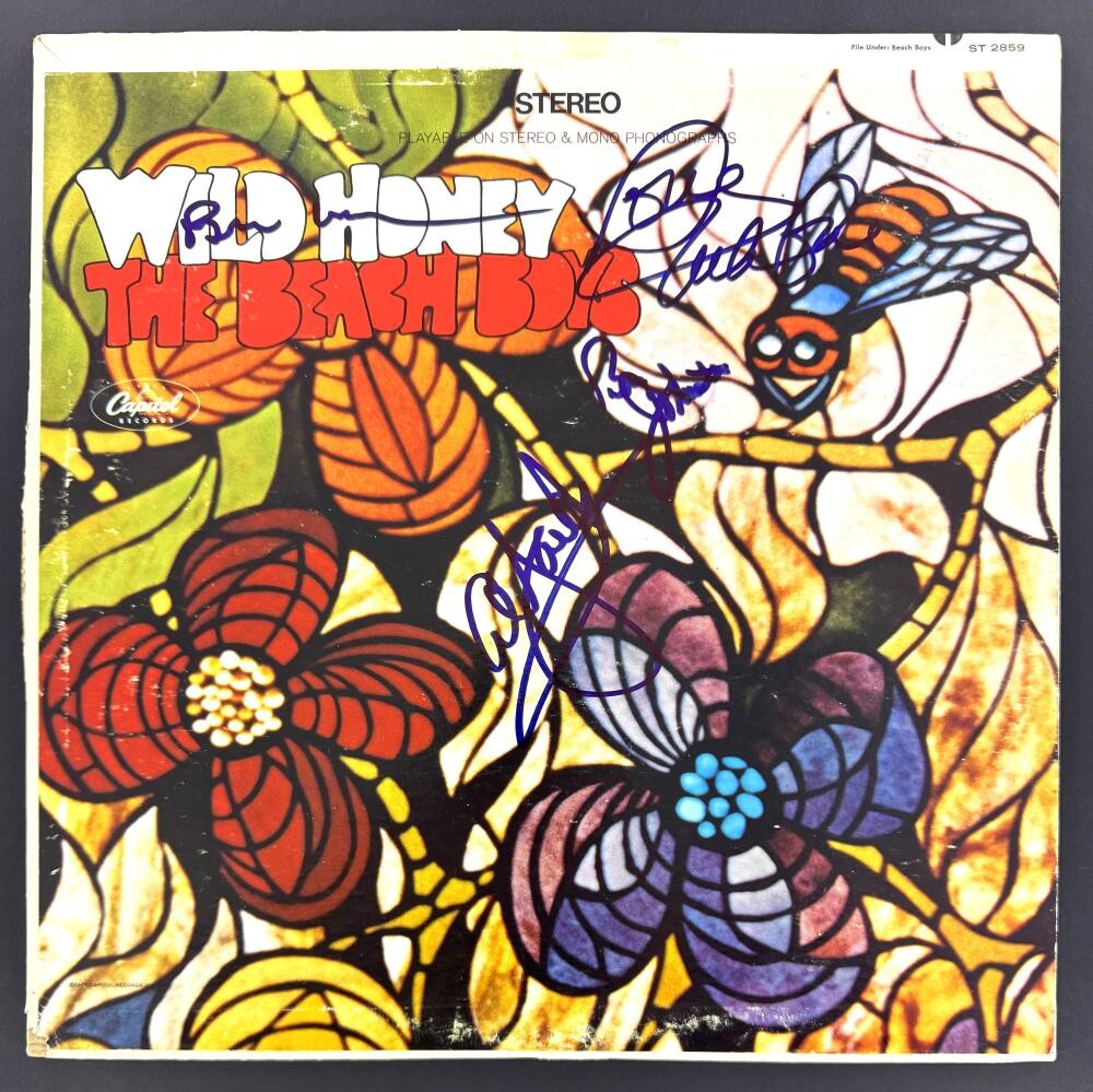 The Beach Boys Band Signed Autograph Album Vinyl Record  Brian Wilson +3 JSA COA