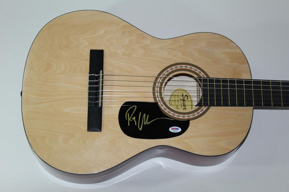 RAY LAMONTAGNE SIGNED AUTOGRAPH FENDER BRAND ACOUSTIC GUITAR - SUPERNOVA PSA