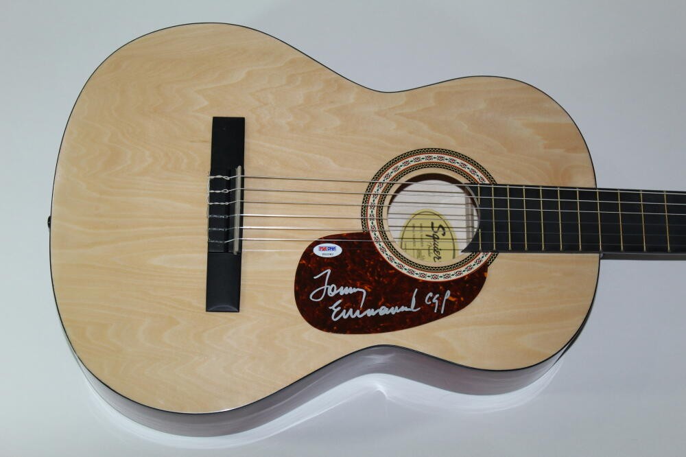 TOMMY EMMANUEL SIGNED AUTOGRAPH FENDER BRAND ACOUSTIC GUITAR - THE JOURNEY B PSA