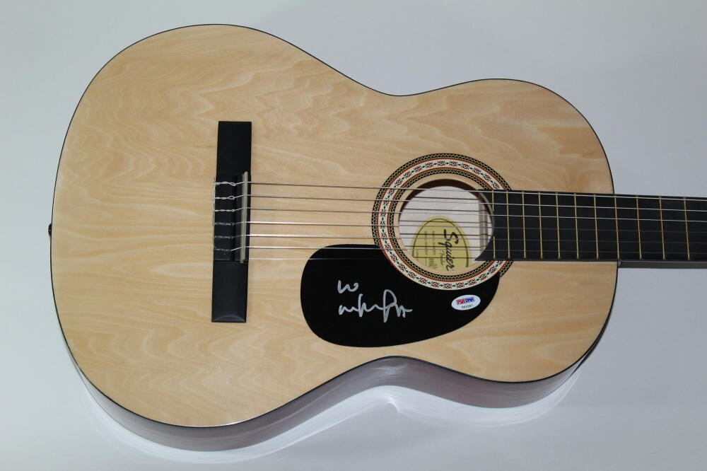 WIZ KHALIFA SIGNED AUTOGRAPH FENDER BRAND ACOUSTIC GUITAR - ROLLING PAPERS PSA
