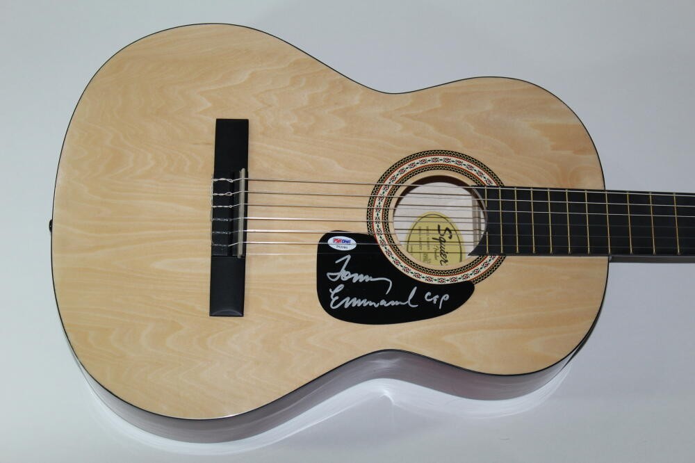 TOMMY EMMANUEL SIGNED AUTOGRAPH FENDER BRAND ACOUSTIC GUITAR - THE JOURNEY C PSA