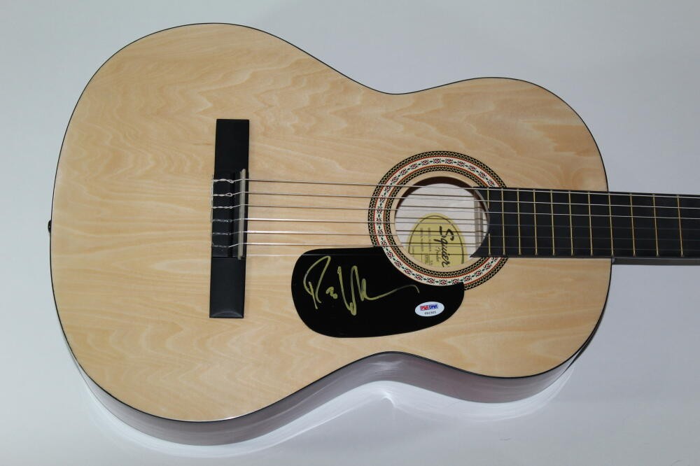 RAY LAMONTAGNE SIGNED AUTOGRAPH FENDER BRAND ACOUSTIC GUITAR - MONOVISION PSA