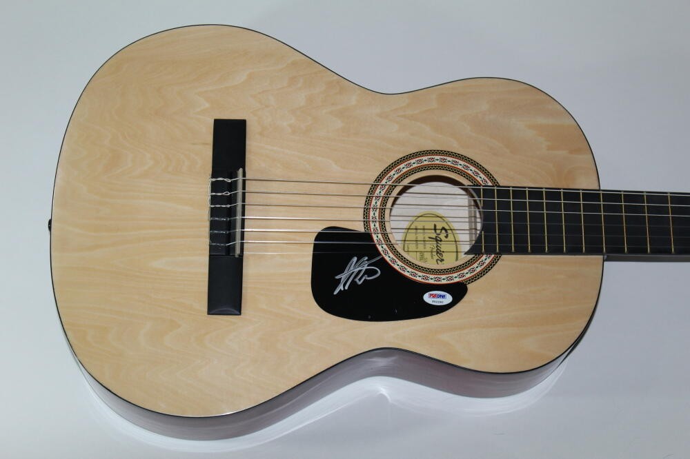 JORDAN WITZIGREUTER SIGNED AUTOGRAPH FENDER BRAND ACOUSTIC GUITAR READY SET PSA