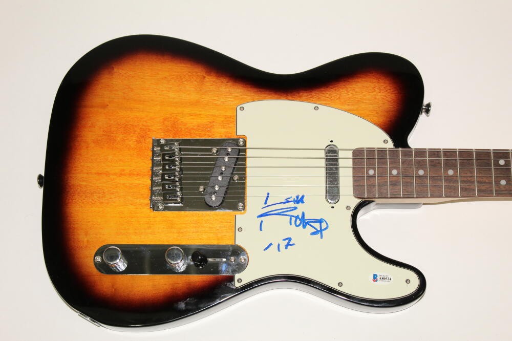 KEITH RICHARDS SIGNED AUTOGRAPH FENDER TELECASTER GUITAR - ROLLING STONES BAS