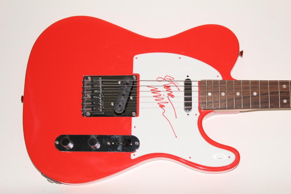 STEVE MILLER SIGNED AUTOGRAPH FENDER ELECTRIC TELECASTER GUITAR - BAND, JSA