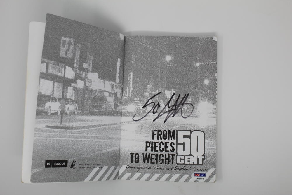 CURTIS JACKSON 50 CENT SIGNED AUTOGRAPH 