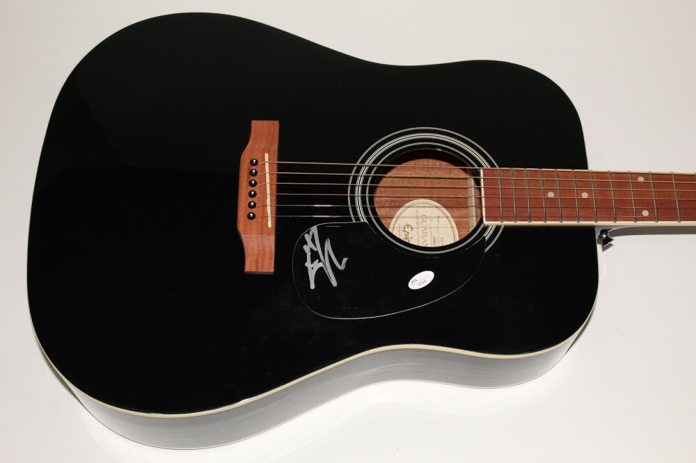 JACKSON RATHBONE SIGNED AUTOGRAPH GIBSON EPIPHONE ACOUSTIC GUITAR - TWILIGHT JSA