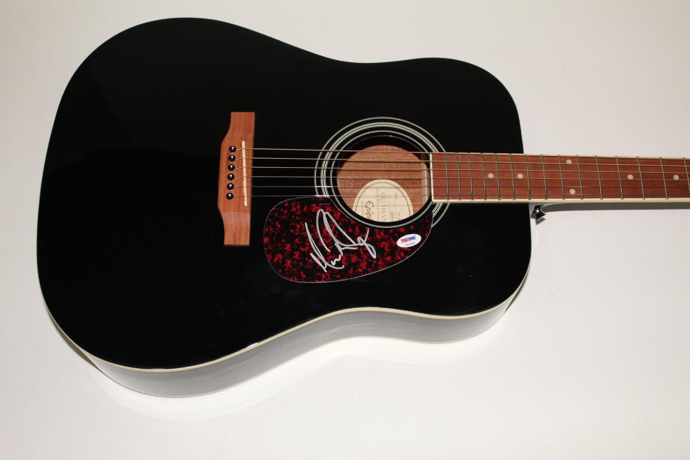 MARC ROBERGE SIGNED AUTOGRAPH GIBSON EPIPHONE ACOUSTIC GUITAR - O.A.R. KING PSA