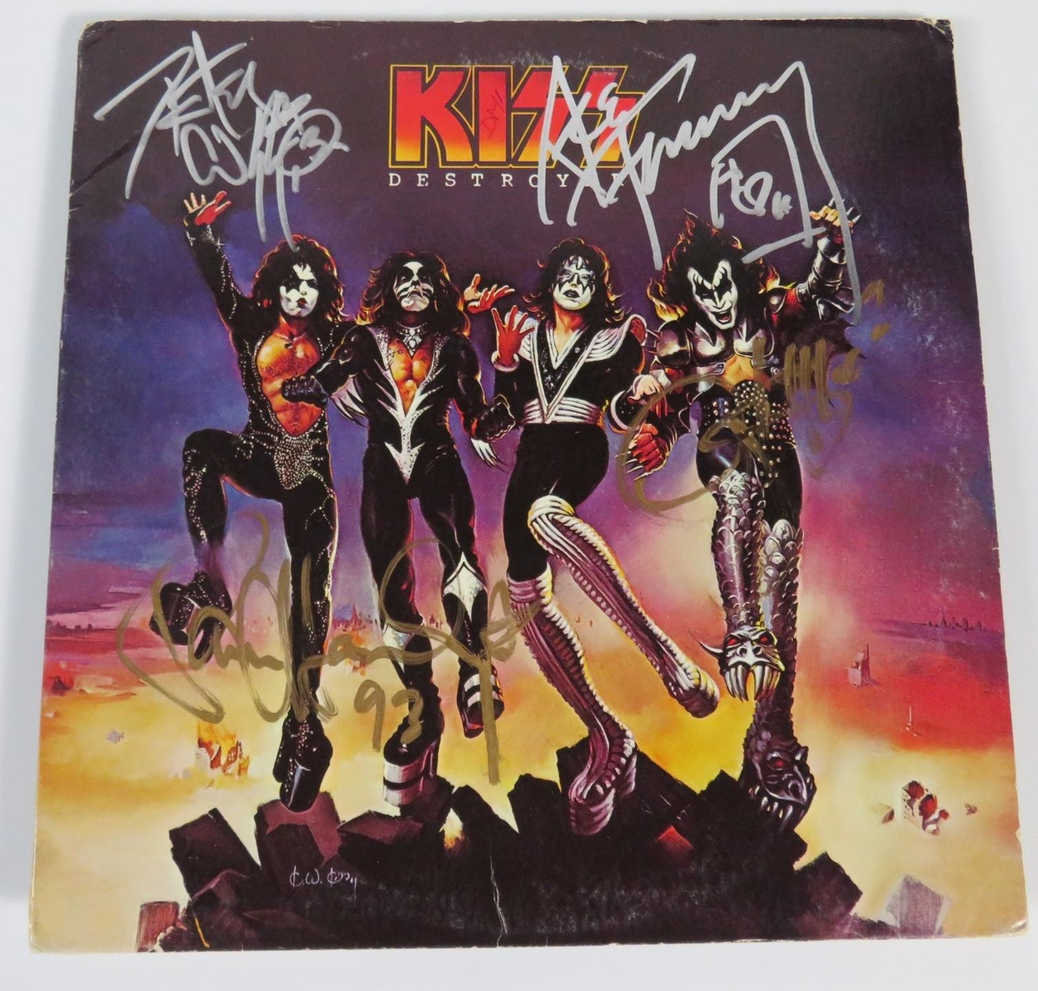 KISS Signed Autograph Auto 