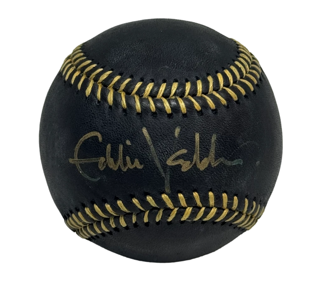 Eddie Vedder Pearl Jam Signed Autograph Black OMLB Baseball Ball RARE w/ JSA COA