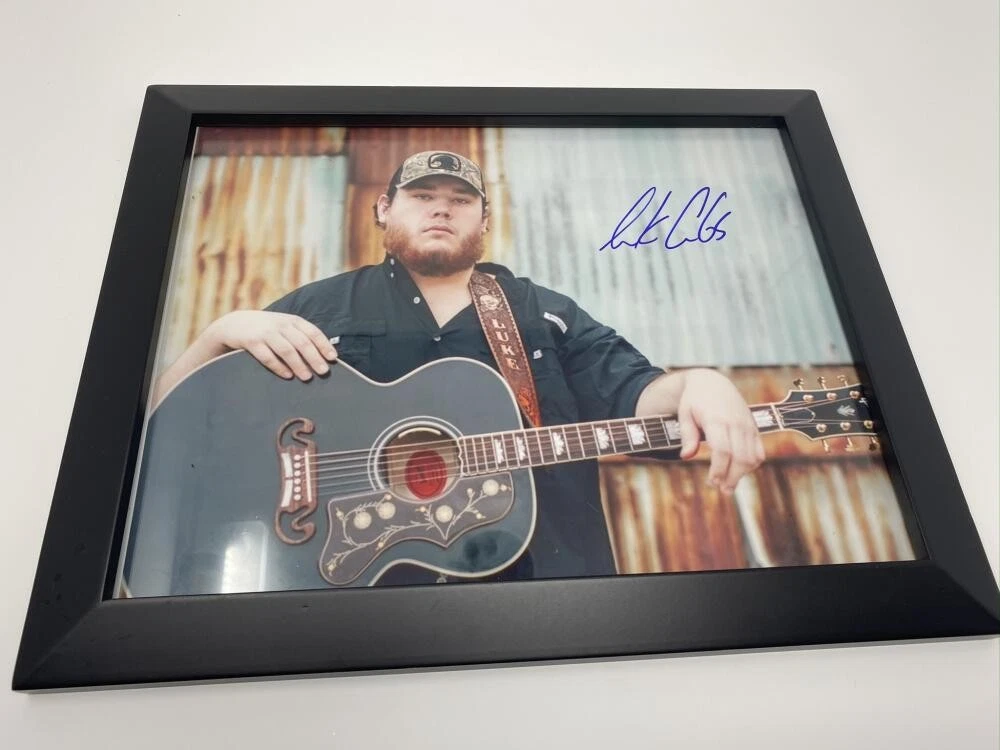 LUKE COMBS SIGNED AUTOGRAPH 11X14 PHOTO FRAMED TO HANG - THIS ONE'S FOR YOU A