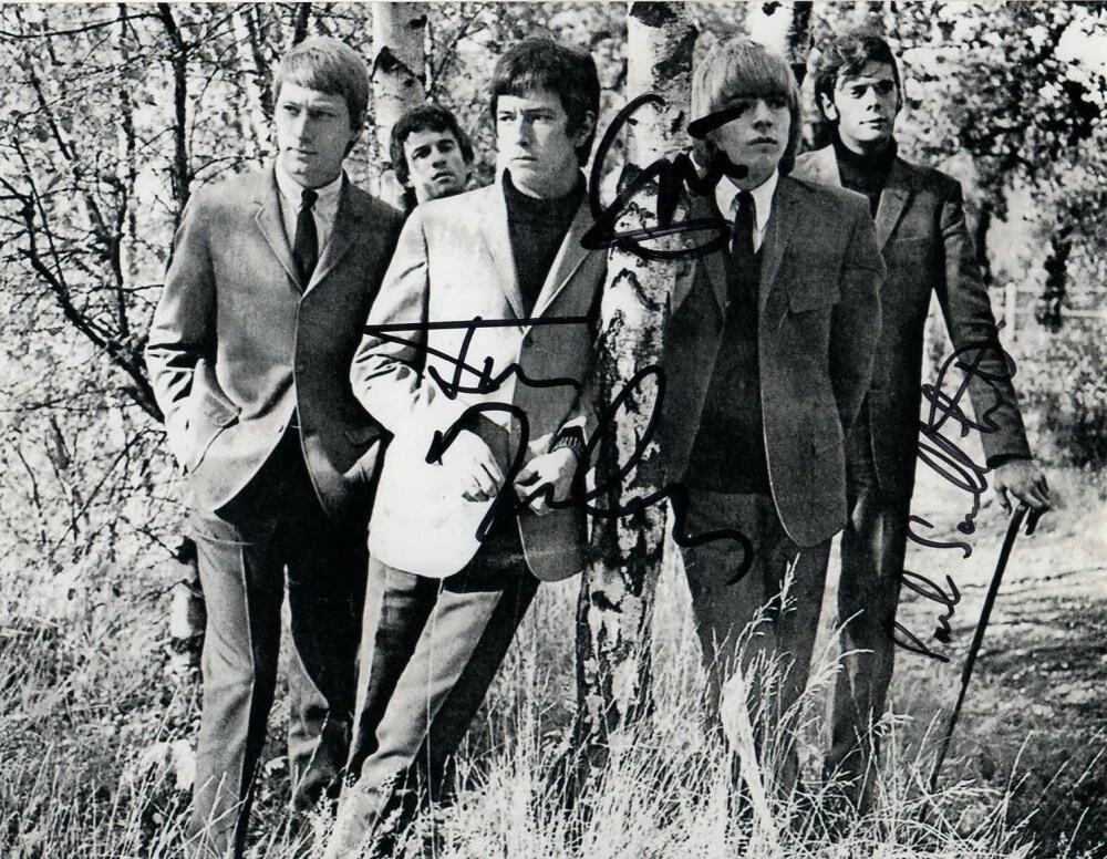 THE YARDBIRD SIGNED AUTOGRAPH 6x8 PHOTO - SUPER RARE W/ ERIC CLAPTON +2 REAL COA