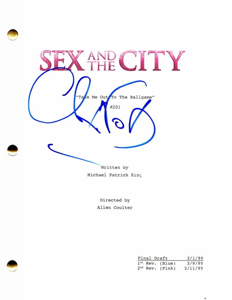 CHRIS NOTH SIGNED AUTOGRAPH SEX AND THE CITY FULL EPISODE SCRIPT - MR BIG, STUD