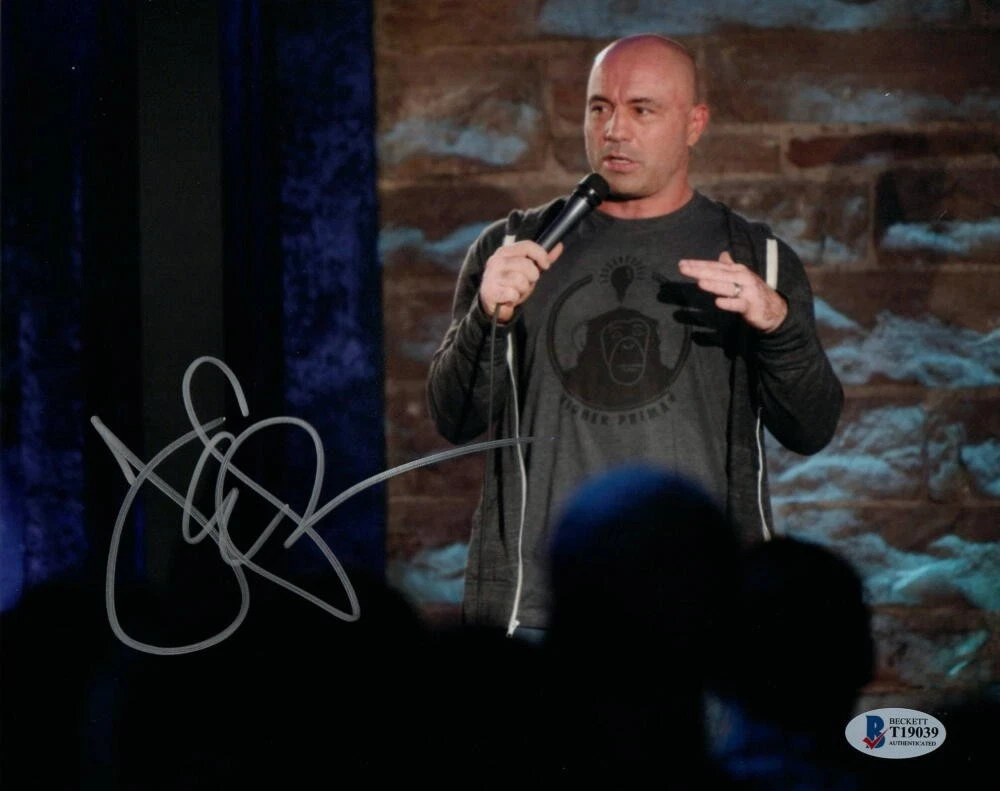 JOE ROGAN SIGNED AUTOGRAPH 8X10 PHOTO - MMA, FEAR FACTOR EXPERIENCE HOST BECKETT