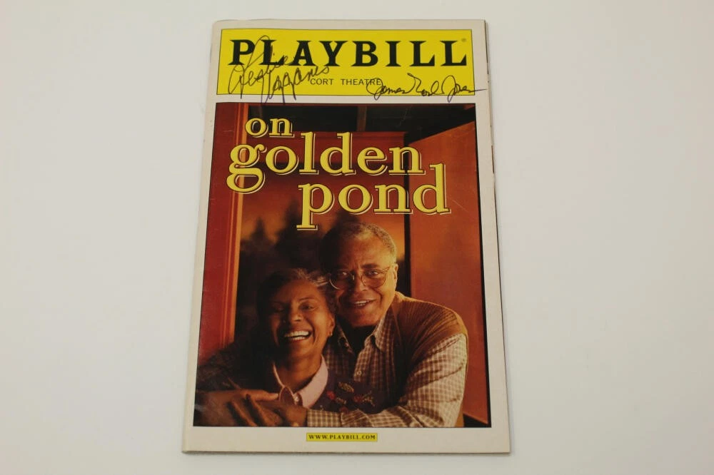 JAMES EARL JONES & L UGGAMS SIGNED AUTOGRAPH 