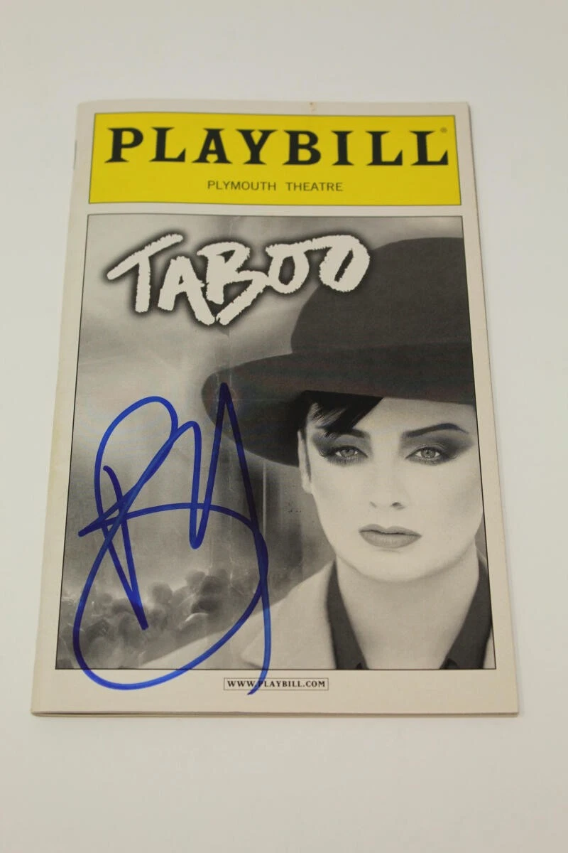 BOY GEORGE SIGNED AUTOGRAPH 