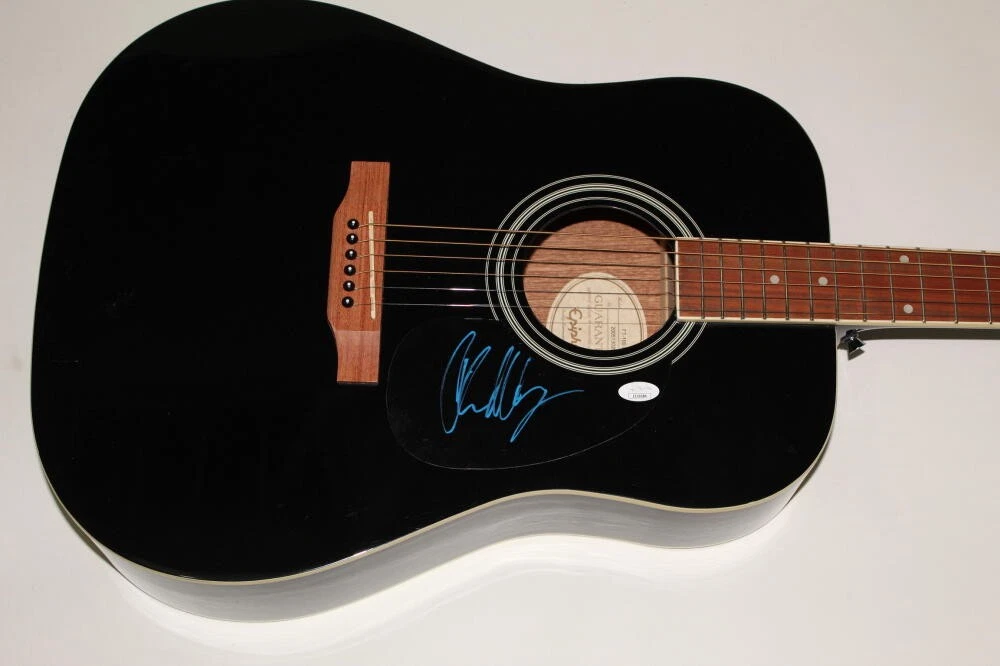 CHAD KROEGER SIGNED AUTOGRAPH GIBSON EPIPHONE ACOUSTIC GUITAR - NICKLENBACK JSA