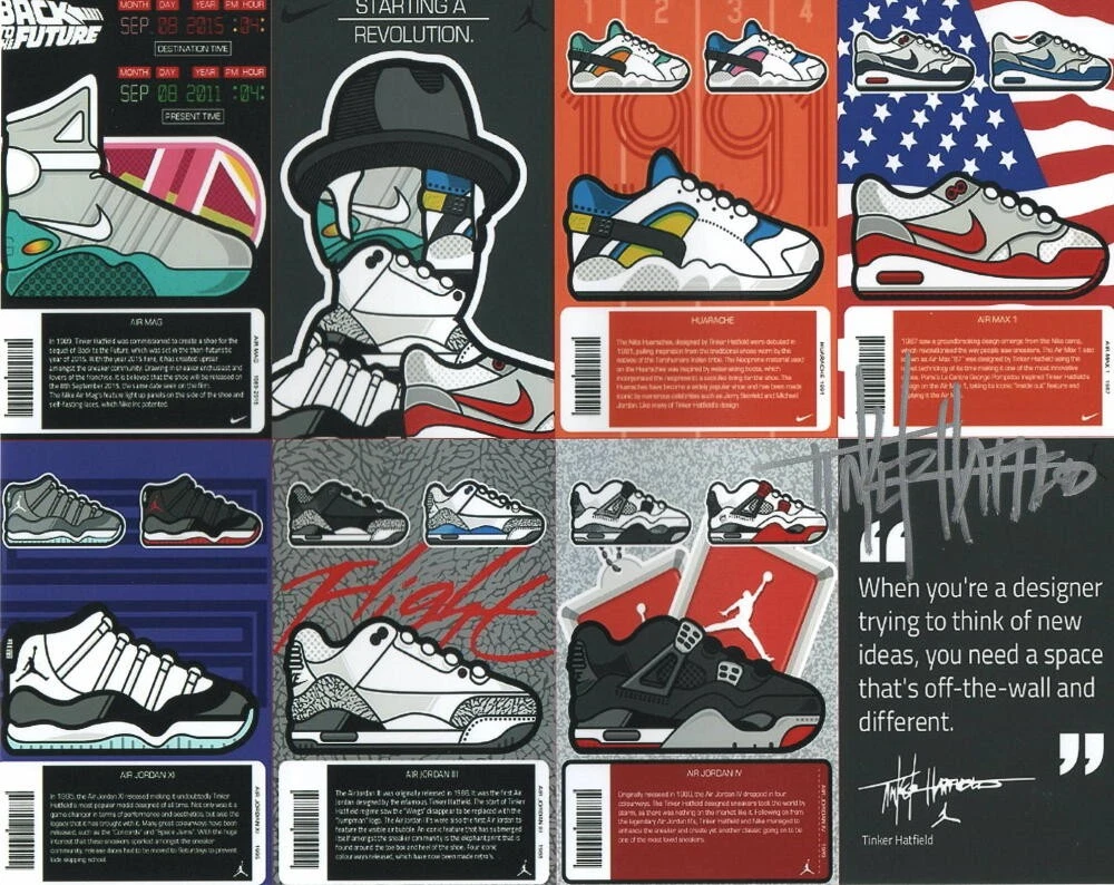 TINKER HATFIELD SIGNED AUTOGRAPH 8X10 PHOTO - NIKE AIR JORDAN DESIGNER VERY RARE