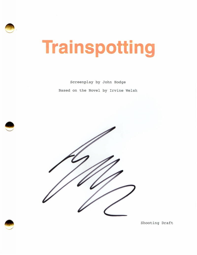 EWAN MCGREGOR SIGNED AUTOGRAPH TRAINSPOTTING FULL MOVIE SCRIPT VERY