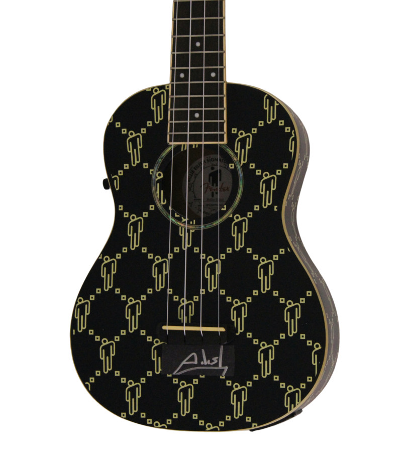 BILLIE EILISH SIGNED AUTOGRAPH FENDER SIGNATURE UKULELE - GUITAR BAD GUY w/ ACOA