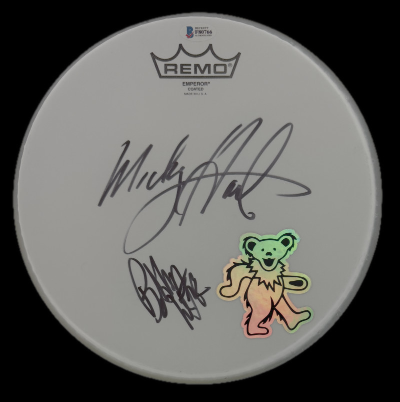 Mickey Hart & Bob Weir Signed Autograph 10
