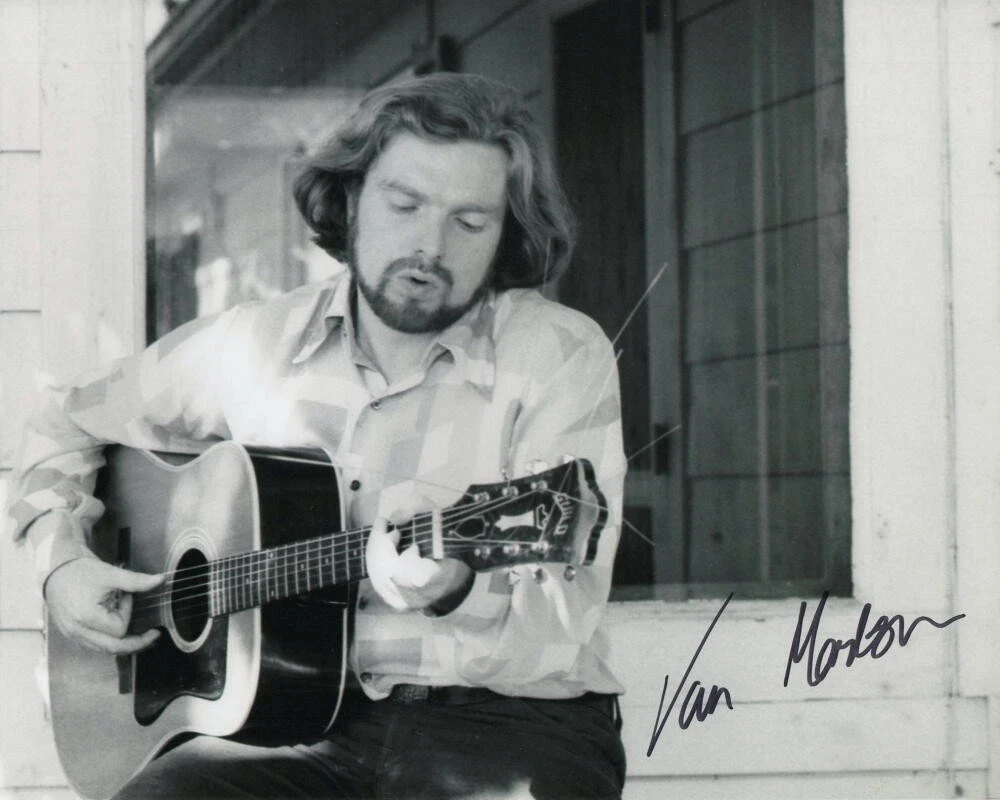 VAN MORRISON SIGNED AUTOGRAPH 8X10 PHOTO - MOONDANCE, ASTRAL WEEKS, VERY RARE!